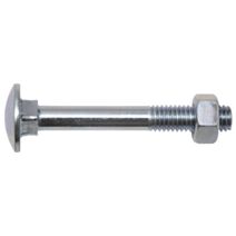 Boulon bois TRCC, M8 x 120, acier zingué, DIN 603
