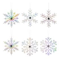 Flocons de neige irisés à suspendre - UBL