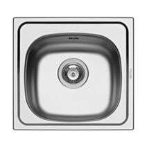 Évier carré 1 cuve sans siphon inox - NORD INOX