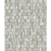 Papier peint vinyle intissé Benola gris 0,53 x 10 m - GRANDECO