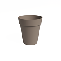 Pot Capri haut 56 cm taupe - ARTEVASI