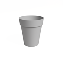 Pot Capri haut 56 cm gris clair - ARTEVASI