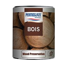 Impression microporeuse renforcée de fongicides et biocides base clear 1L - PERMOGLAZE Wood Preservative
