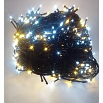 Guirlande lumineuse 800 led/100 m blanc ton chaud/blanc