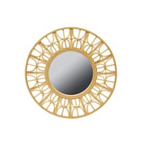 Miroir décoratif bambou Ø70 cm 