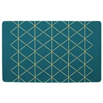 Tapis déco antidérapant Vert Chic fibres rases 150 x 90 cm 3 assortis