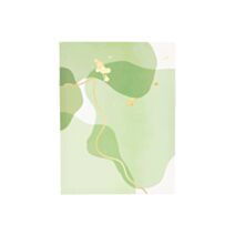 Toile imprimée Vert Chic 30 x 40 cm 4 assortis