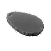 Éponge à vaisselle silicone 12 x 8 cm gris - METALTEX