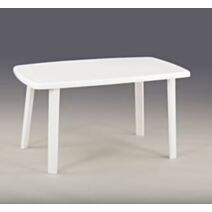 Table Cayman 85 x 137 x 72 cm blanc