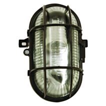 Plafonier ovale noir - VELAMP