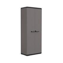 Armoire haute résine PIU 166 x 68 x 39 cm gris/noir - KETER