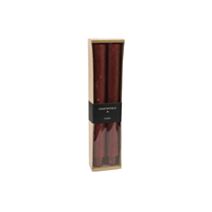 Bougie chandelle Vela Ø3xH.25cm aubergine - DECOSTARS