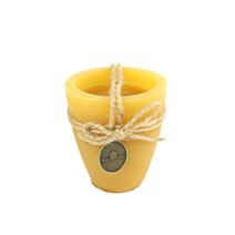 Bougie bol Tonnie H9cm ambre - DECOSTARS