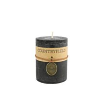 Bougie ronde Tonnie H7cm noir - DECOSTARS