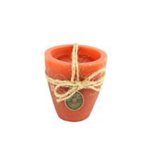 Bougie bol Tonnie H9cm rouille - DECOSTARS
