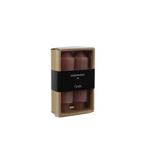 Bougie chandelle Vela Ø3,5xH.12,5cm rose - DECOSTARS