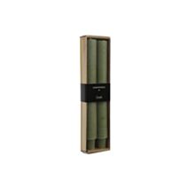 Bougie chandelle Vela Ø3xH.25cm vert clair - DECOSTARS