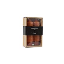 Bougie chandelle Vela Ø3,5xH.12,5cm orange - DECOSTARS