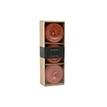Bougie flottante Bollie Ø8xH.5,5cm orange - DECOSTARS