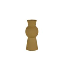 Vase poterie Andor S Ø9xH.20,5cm jaune moutarde - DECOSTARS