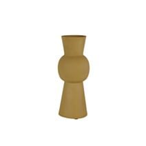 Vase poterie Andor M Ø10,5xH.28cm jaune moutarde - DECOSTARS