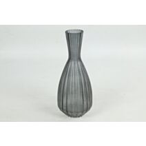 Vase en verre Annalisa M Ø13xH.31cm gris - DECOSTARS