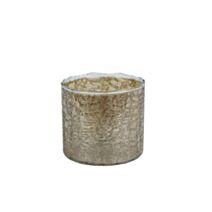 Porte-bougie Clarice M Ø10xH.10cm marron clair - DECOSTARS