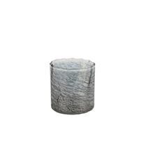 Porte-bougie Clarice S Ø8xH.8cm gris clair - DECOSTARS