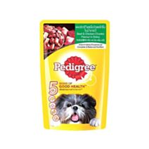 Aliment humide chien Boeuf & Poulet en sauce 130 g - PEDIGREE®