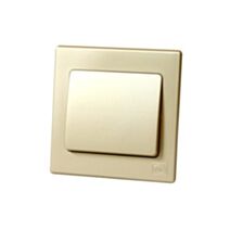 Interrupteur va-et-vient 10A champagne avant - MK HONEYWELL