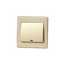 Interrupteur bipolaire 20a avec voyant lumineux champagne - MK HONEYWELL