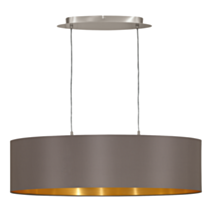 Suspension Maserlo gold/cappucino satin nickel 78 x 22 x 110 cm - EGLO