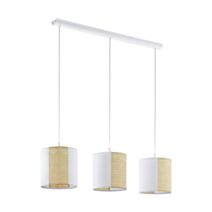 Suspension en acier Arnhem E27x3 blanc - EGLO