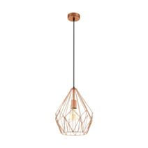 Suspension Carlton Ø31 x H110 cm acier cuivre E27x1 60W A++E - EGLO