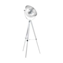 Lampadaire Covaleda Ø55 x H164 cm acier chrome/argent E27x1 - EGLO