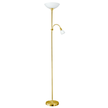 Lampadaire Up2 Ø27,5 x 176,5 cm acier doré E27 60W E14 25W A++E - EGLO