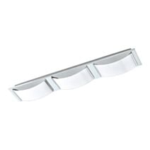 Applique murale/ plafonnier salle de bain Wasao 1 chrome 60 x 105 x 630 mm LED incl. 3 x 5.4W 3000K IP44- EGLO