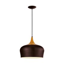 Suspension Obregon marron, crème, chêne ø 350 mm E27 1 x 60W - EGLO