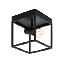 Applique Silentina 18 x 18 x 20 cm acier noir 1 ampoule - EGLO