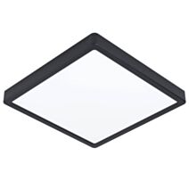 Led surface Fueva 5 carré noir 285x285 mm LED incl. 20W 3000k- EGLO