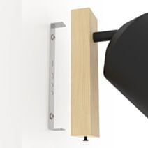Spot simple Cotorro 14,5 x 22 cm E27 25W acier noir - EGLO