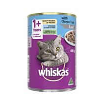 Aliment humide chat adulte Poissons Océanique 400 g - WHISKAS®