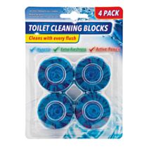 Lot de 4 blocs nettoyants toilette 50g - UBL